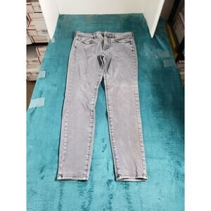 American Eagle Jeans Size 6 Womens Black Stretch Pants Denim High Rise Jegging